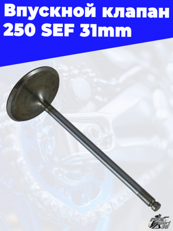 Впускной клапан 250 SEF 31mm 3